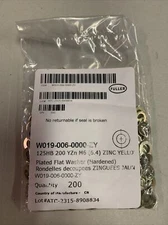 200 Pack - Fuller Metric 125HB 200 YZn M8 (8.4) Plated Flat Washer