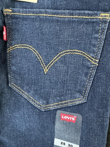 Levi's 710 Super Skinny Women's Jeans Wandering Mind - Dark Wash - 25 x 30 - Picture 4 of 5