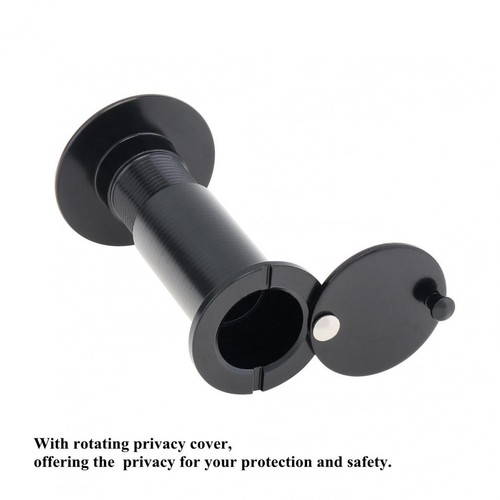 16mm 200 Degree Zinc Alloy Door Viewer Peephole w Drill Bit for 1.57-2.56'' Door - Picture 5 of 12