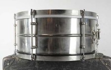 Vintage Ludwig 6.5x14 Universal Nickel Over Brass Snare Drum