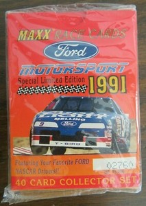 NASCAR MAXX Race Cards 1991 Special Limited Edition 40 Card Collector