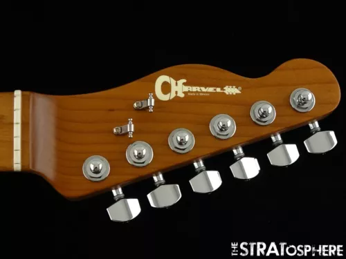 Charvel Pro Mod So-Cal 2 SC2 24 NECK& LOCKING TUNERS, Caramelized Maple Reverse 