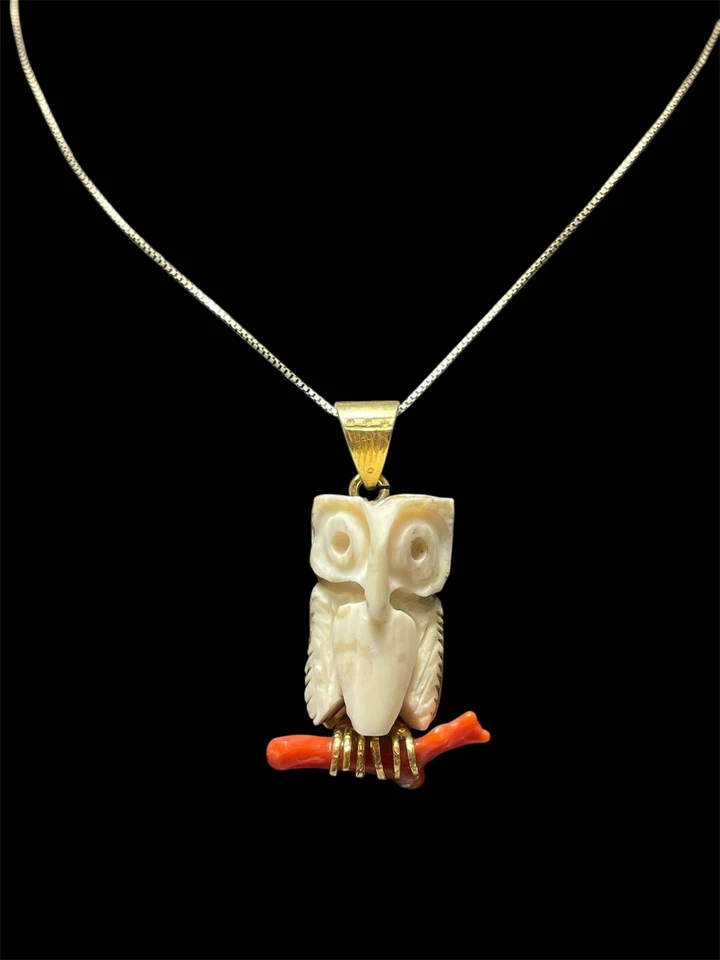 Ciondolo realizzato a mano gufo - Immagine 4 di 4