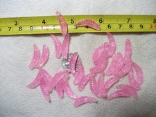 200-7/8" crappie panfish-soft plastic grubs-wax worms-jigs-maggots-larva-scent