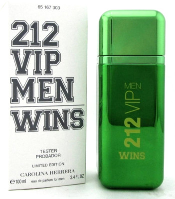 212 Vip Men Wins by Carolina Herrera 3.4oz EDP for Men NEW in White TST Box