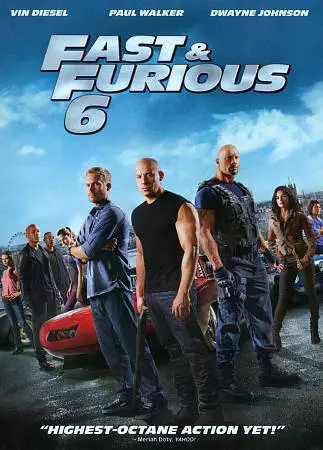 Fast Furious 6 DVD 2013 Vin Diesel Paul Walker Dwayne