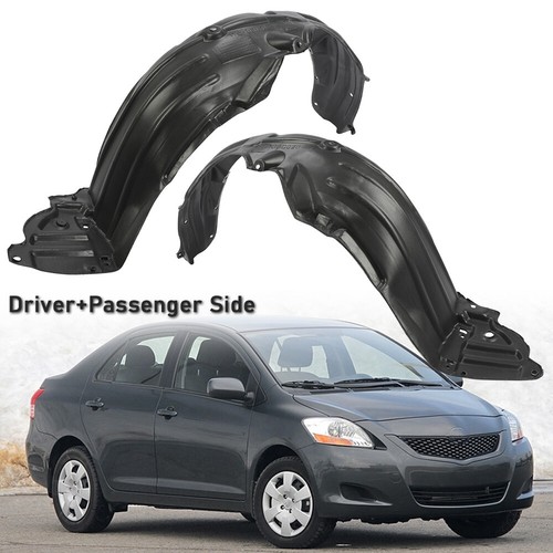 Auto Parts Port Front Left(Driver Side) Inner Fender Liner/Splash Shield Fits for 2006-2012 Toyota RAV4 (With Wheel Flare), Replaces OEM TO1248144, 53876-0R020, 76036