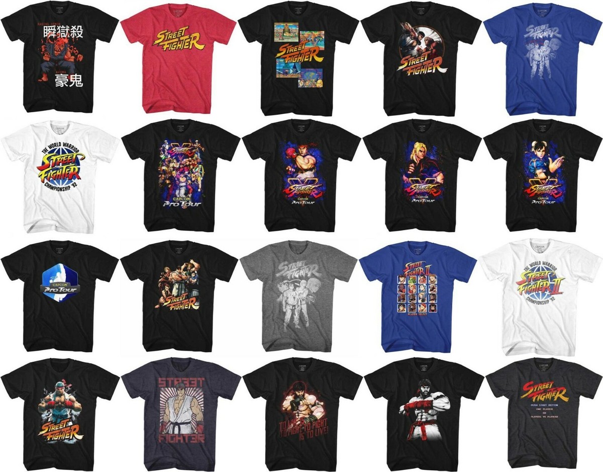 Pre-Sell Street Fighter Capcom Video Game Licensed T-Shirt #1 | eBay