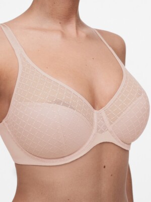 NEW! $84 CHANTELLE 16M1 NORAH CHIC UNDERWIRE BRA NUDE SZ 36DD
