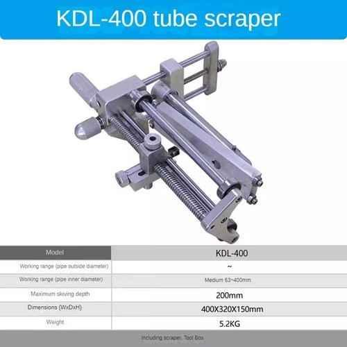 Raschietto da parete di bloccaggio tubo raschietto pelle tubo gas superficie strato ossidazione raschietto - Foto 5 di 7
