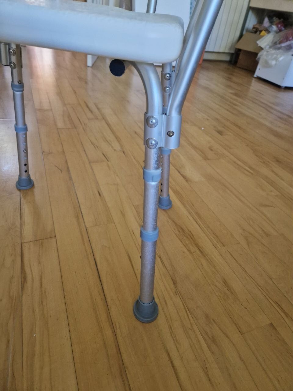 Bath Shower Chair Rectangular Adjustable With Armrest and Backrest eBay