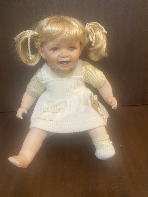 Chubby Baby Doll Blonde Pigtails 