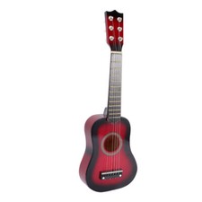 21 Inch Small Size Guitar Kids Children's Baby Travel Boys Acoustic Red