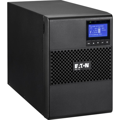 Сетевой ИБП Eaton 9SX 700VA 630 Вт 120 В с двойным преобразованием напряжения - 6 розеток NEMA 5-15R, C