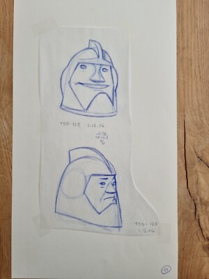 Seltene Disney TOY STORY 3 Original Animation Art Figurenzeichnung #55