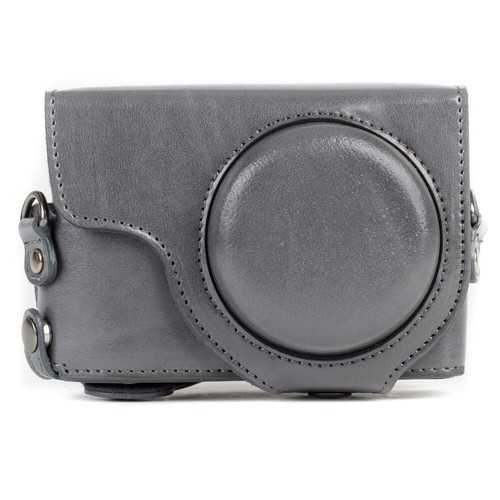MegaGear Panasonic Lumix DC-ZS80, DC-ZS70, DC-TZ95, DC-TZ90 Leather Camera Case - Picture 11 of 29