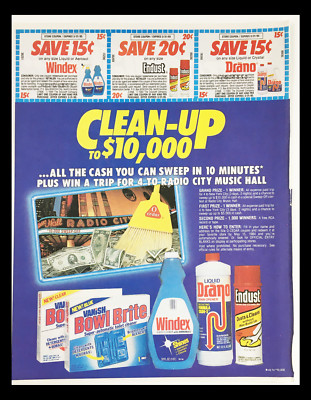 1984 Vanish Bowl Brite Toilet Cleaner Circular Coupon Advertisement