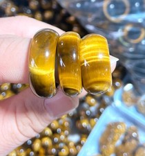 Exquisite men and women yellow natural tiger eye - Art ring 7-10