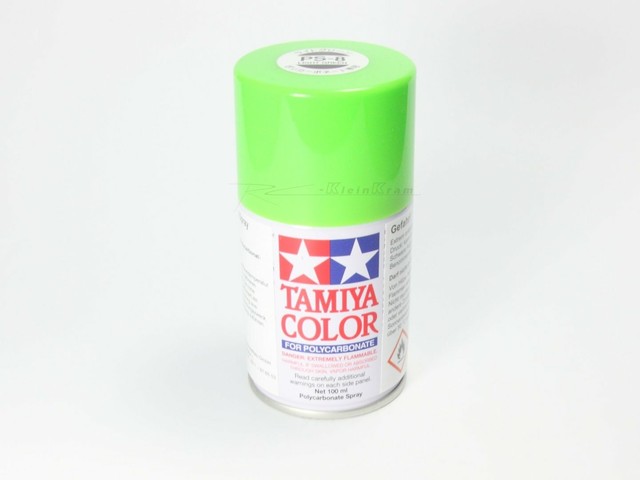 TAMIYA Color Spray PS-8 Light Green – Vernice 100ml Per Policarbonato – Modellismo