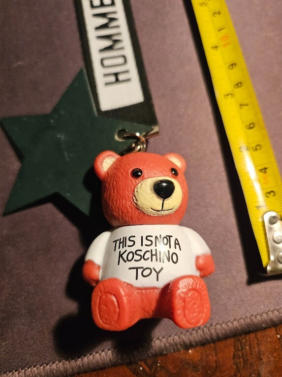 homme+femme Los Angeles Koshino Bear Keychain Lanyard This