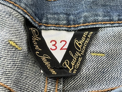 Lucky Brand Latzhose Jeans Herren Größe 32X29 Straight Leg Gene Montesano - Bild 6 von 7