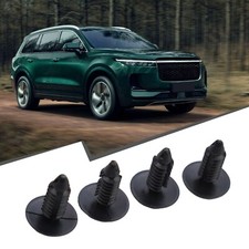 SET VON 4 Nummernschild Stopfen Frontsto&szlig;stangen Lochabdeckungen 18MM Clip