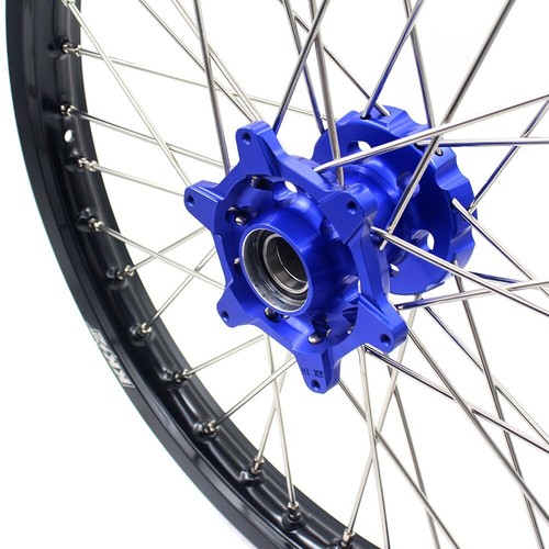 KKE 21-19 MX Wheel Fit Husqvarna FE/ TC/TE/FC 250 350 450 2014-2024 CNC Blue Hub - Picture 6 of 13