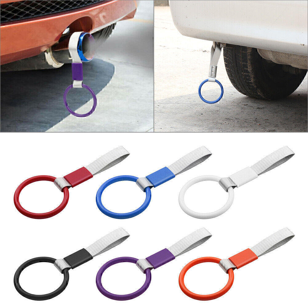 Round JDM Tsurikawa Ring Train Bus Handle Hand Strap Drift Charm