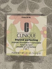 NEW Clinique Beyond Perfecting Powder Foundation  Concealer 06 Ivory 14.5g