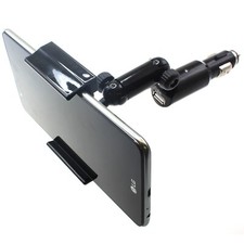 For Galaxy S20/S21/S23/FE Charger Car Mount Holder DC Socket USB Port Cradle