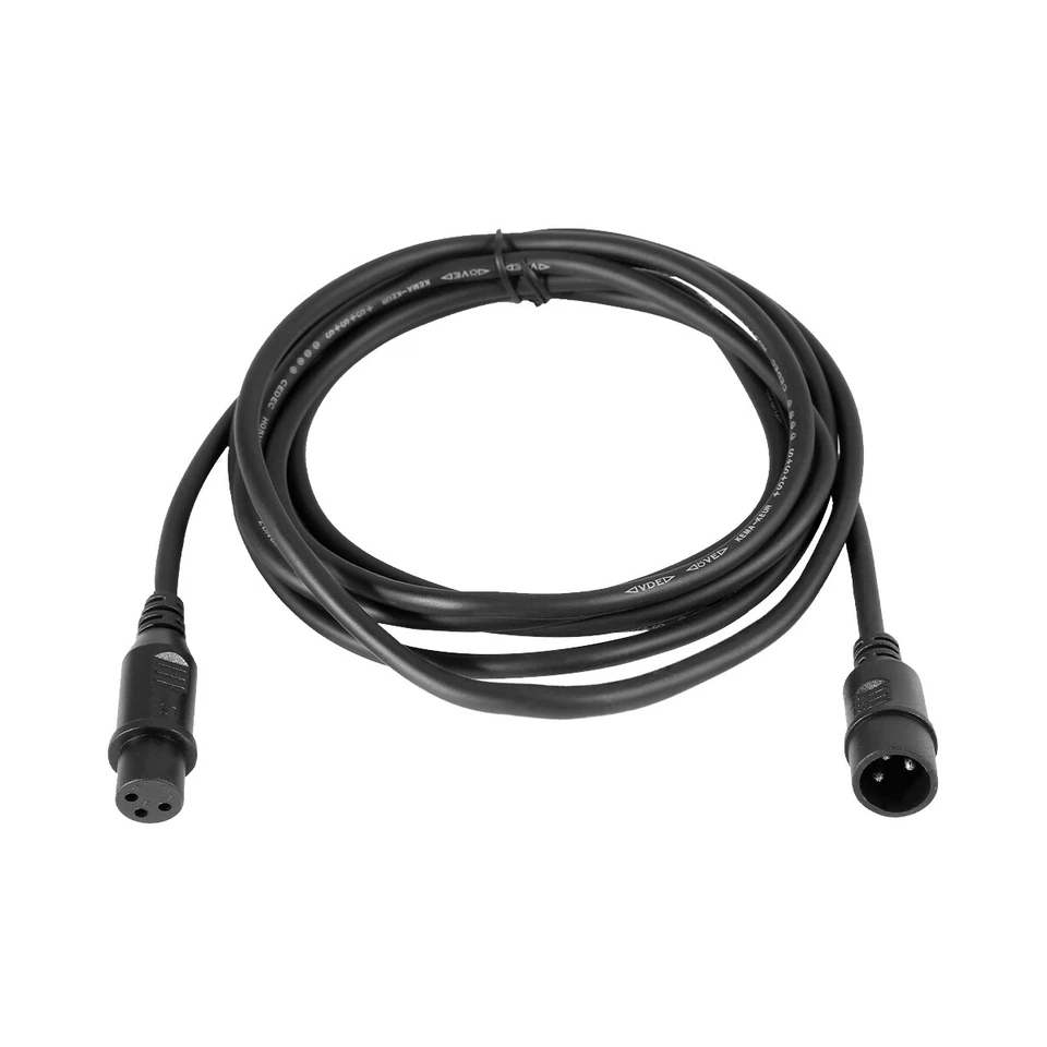 12PCS DMX Cable XLR 3 Pin 10ft/3m Stage Par Light Male to Female XLR Connector - Image 3 of 4