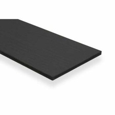 Black Wooden Shelf Board - D300mm - 19mm Thick