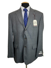 NEW JOS. A. BANK 1905 Mens Gray Athletic STRETCH Sport Coat Blazer Jacket 46R