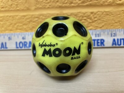 Original MOON BALL WABOBA HYPER BOUNCING BALL TO THE MOON NEON YELLOW