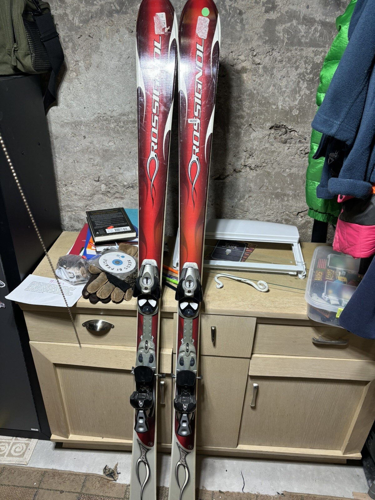 Sci Rossignol Bandit BX 170 cm 109 70 99 r=15m con attacchi S710 Salomon