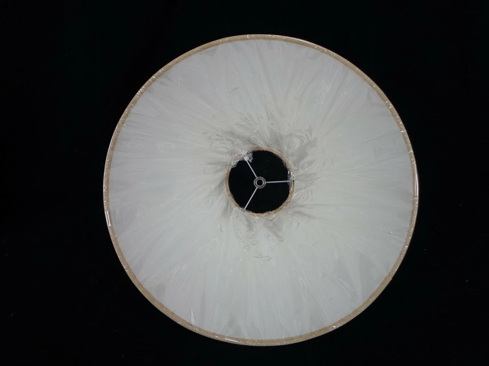 (4) NEW - LAMPSHADE - LAMP SHADE - LAMP SHADES - 16 x 10 x 5" w/ SPIDER FITTER  - Image 3 of 4