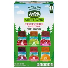 Tiras de frutas Stretch Island paquete variado cereza manzana frambuesa uva paja...