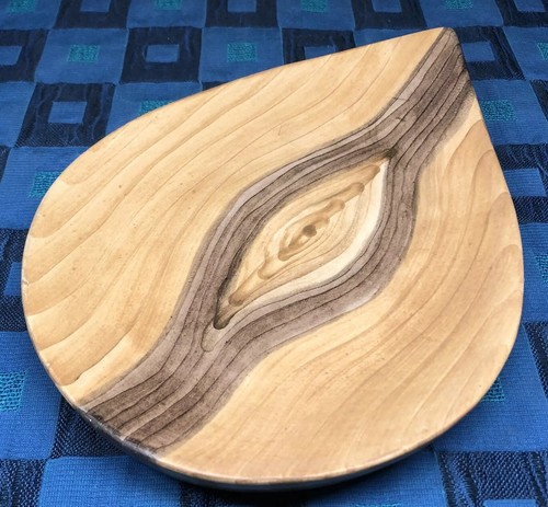Rare Vide Poche Assiette Vintage Imitation Bois Vallauris Grandjean Jourdan N6 - Foto 6 di 12