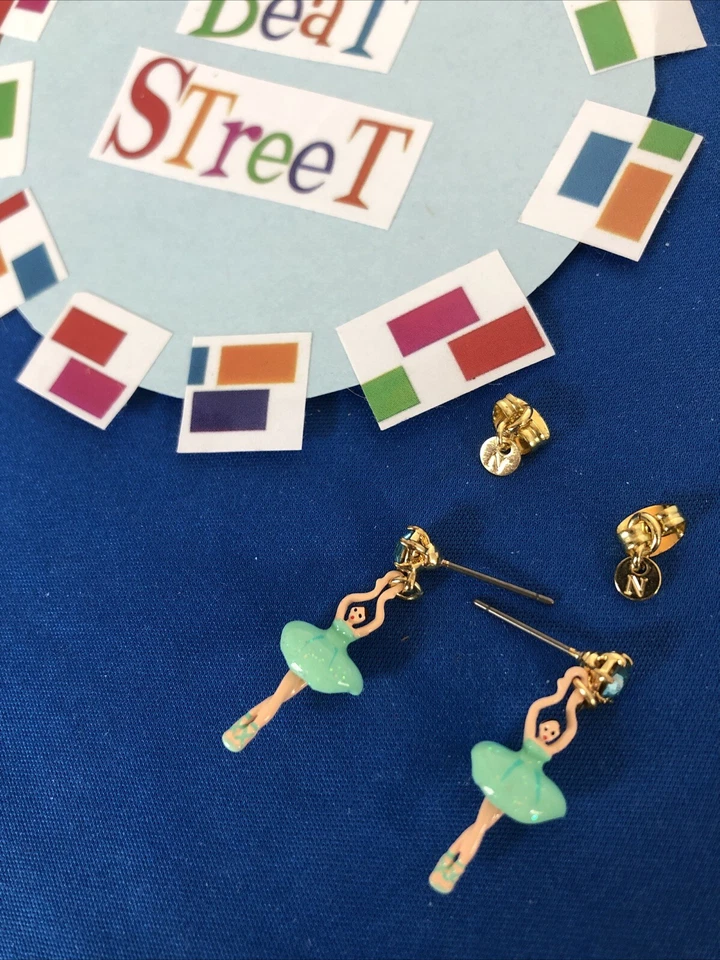 PENDIENTES LES NEREIDES MINI BAILARINA EL CASCANUECES BALLET NUEVOS Foto 2 de 4