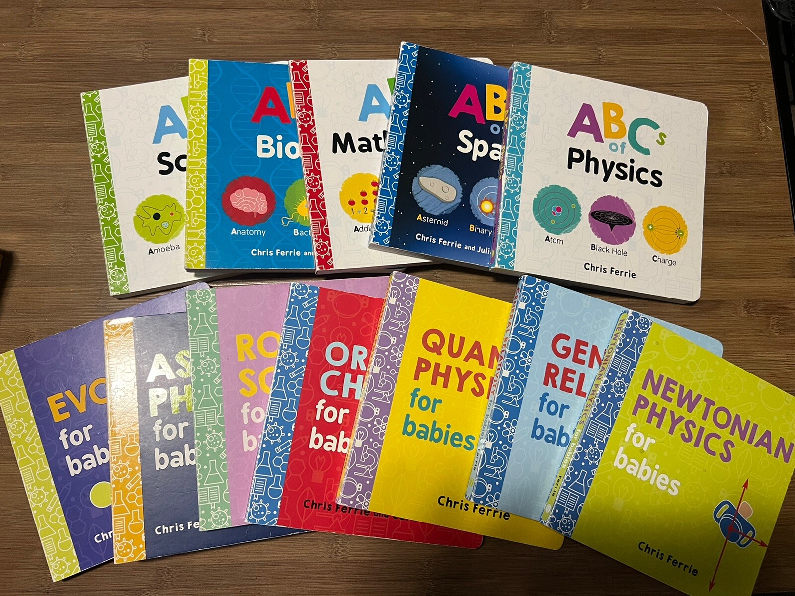 Lot of 12 Baby University Board Books by Chris Ferrie Math STEM Science