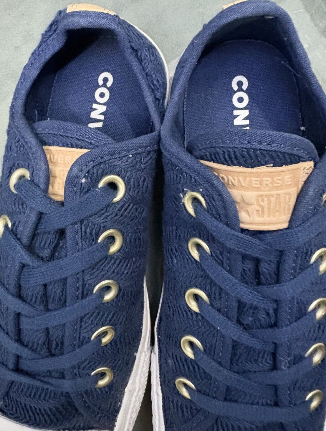 Converse Women's Knit Sneakers Shoes Size 6 Blue thumbnail 10