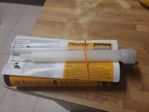Dewalt 2 part epoxy for power anchors
