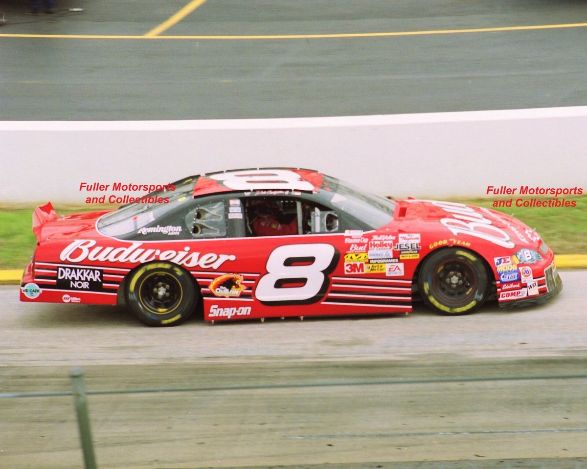 DALE EARNHARDT JR 2002 #8 BUDWEISER CHEVY MARTINSVILLE NASCAR CUP