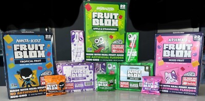 Fruit Blox & Juice Blox Alle Geschmacksrichtungen Neu Selten USA Import   VERTRAUENSWÜRDIGER VERKÄUFER  