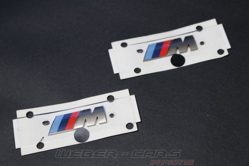 8068584 M Cerium Grey Emblem M Writing New OEM BMW G11 G12 M760 G30 G31 M550 - Picture 10 of 17