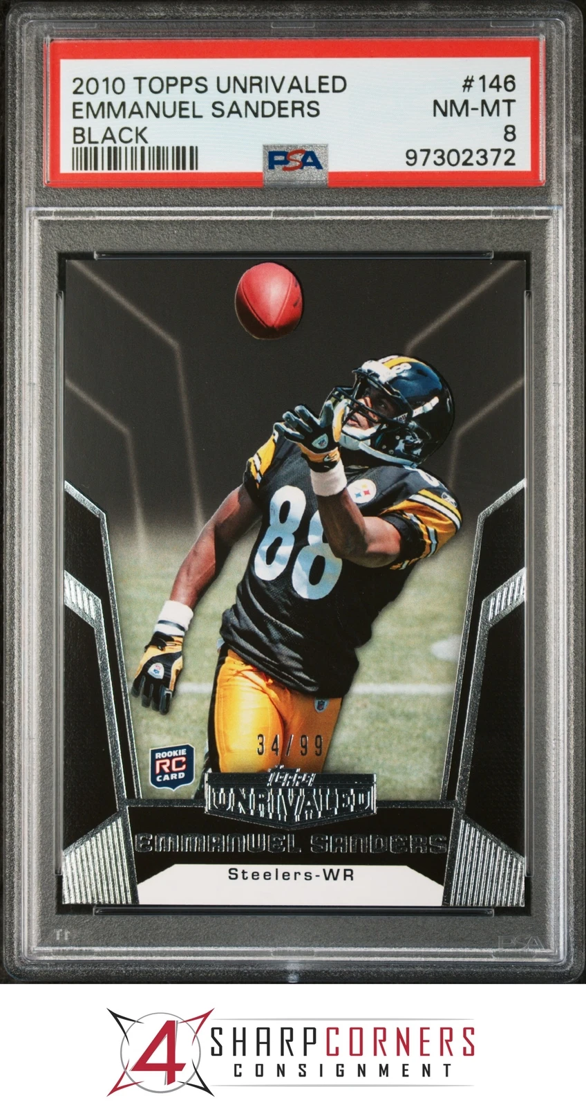 Emmanuel Sanders Topps Unrivaled #146 Black