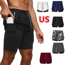 Men's Mesh Basketball with Pockets Athletic Performance Gym Workout Shorts
