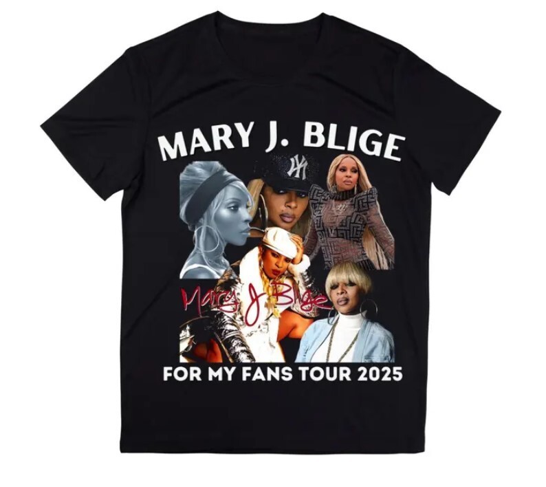 Mary.J.Blige 2008 TourTシャツ音楽ライブバンT R&B Mary.J.Blige 2008 TourTシャツ音楽ライブバンT R&B メンズ
