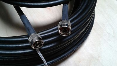 US  MADE  LMR-400  200 FT  N male to N  male  COAX CABLE  Antenna  (CNT-400)