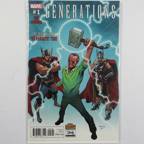 Generations #1 The Unworthy Thor *Stan Lee Comic Box Exclusive 2017 Variant Rare